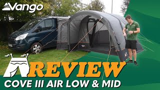 Vango Cove III Air Awning Review 2024 [upl. by Waldman]