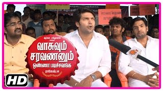 VSOP Tamil Movie  Scenes  Arya puts forward his demand  Vishal arrests Arya and Santhanam [upl. by Attesor651]