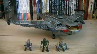 Halo Mega Bloks 96835 UNSC Shortsword Review [upl. by Lavelle432]