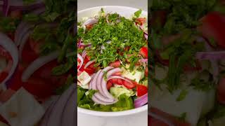 سلطة خضار من اسهل واخف السلطات للدايت 🥗 [upl. by Hazlett51]