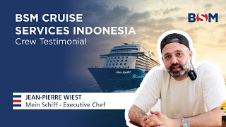 Mein Schiff Executive Chef JeanPierre Wiest at BSM Cruise Services Indonesia Office [upl. by Tirza406]