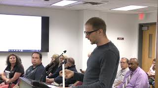 AHS Teacher Alex Brigham Addresses AH School Board 91624 [upl. by Minnaminnie]