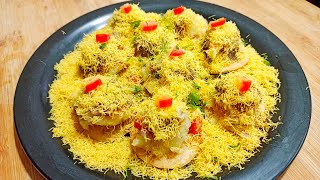 SEV PURI  SEV PAPDI  MUMBAI STREET FOOD [upl. by Eadrahs]