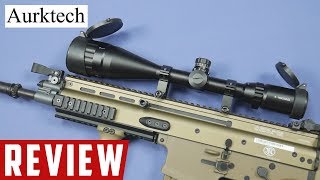 Review  Sniper Riflescope 416x50 Illuminated  Aurktech [upl. by Travers]