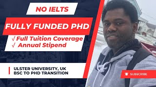 Fully Funded PhD in the UK 2024 BSc to PhD transition [upl. by Freeman]