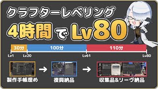 【FF14】4時間でLv1→Lv80！最新おすすめクラフターレベリング【パッチ61対応】 [upl. by Amity]