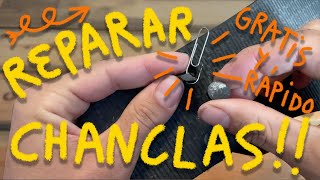 Reparar chanclas ojotas en 1min y gratis  Mechero  clip  Havaianas [upl. by Larsen]