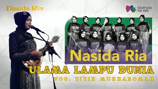 HIDUP TERARAH TERKENDALI KARENA HAL INI I NASIDA RIA VOC TITIK MUKHAROMAH IVE PERFORM MATHOLE FEST [upl. by Zoldi357]