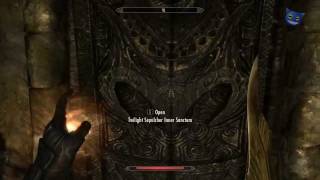 Lets Play Skyrim  95  Journey to The Inner Sanctum [upl. by Nylacaj]