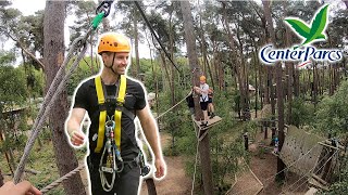 AERIAL ADVENTURE ACTIVITY  WOBURN CENTRE PARCS 🌲 [upl. by Eiramac]