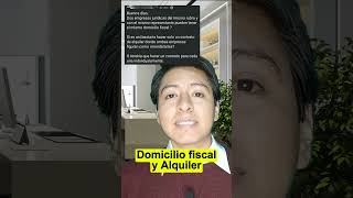 Domicilio Fiscal y alquiler Sunat [upl. by Gunter154]