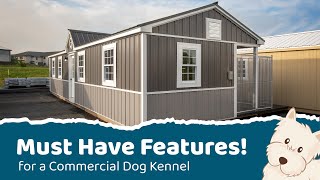 Must Have New Features in Our Custom 20x40 Commercial Dog Kennel [upl. by Cirdec155]