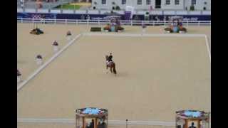 London 2012 Olympics  Laura Bechtolsheimer and Alf  Dressage Kur [upl. by Enimasaj]