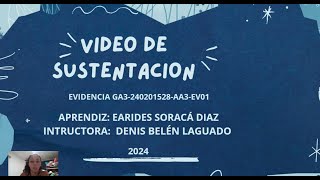 evidencia GA3 240201528 AA3 EV01video sustentación ‐ Hecho con Clipchamp [upl. by Scrivens527]