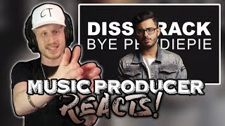 Music Producer Reacts to Bye Pewdiepie  Carryminati [upl. by Orfurd]