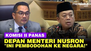 Komisi II Keras Depan Menteri Nusron Ini Pembodohan Terhadap Negara Setiap Hari [upl. by Schulein]