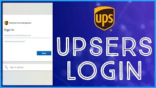 How to Login UPSers Account 2023 Sign In to Upsers Account [upl. by Mehcanem]