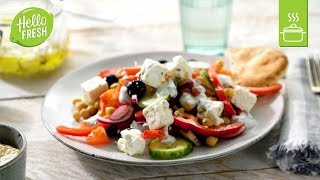 Griechischer Bauernsalat  Griechischer Salat  HelloFresh [upl. by Etteniotna]