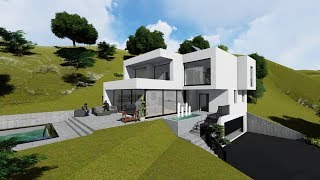 HAUS AM HANG  VISUALISIERUNG [upl. by Tore]