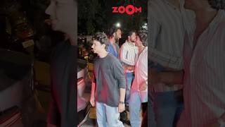 Arhaan Khan HUGS Meezan Jafri as they arrive at Tania Shroffs house party 😍 shorts [upl. by Pearle]