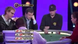 Phil Hellmuth bad beat on The Big Game [upl. by Ardnak]