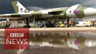 Inside the Vulcan bombers cockpit  BBC News [upl. by Ainuj]