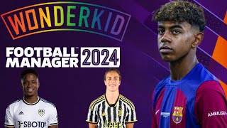 Football Manager 2024 Wonderkids amp Genç Oyuncular [upl. by Renie]