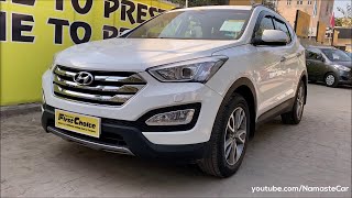 Hyundai Santa Fe CRDi 4WD AT 2014 ₹14 lakh  Reallife review [upl. by Animrelliug976]