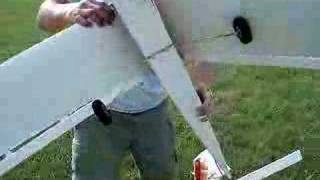 Nitro Model Airplane Crash RC Flyby No Hurt [upl. by Gapin]