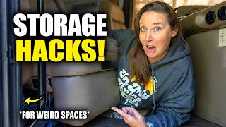 How To Organize WEIRD amp Small Spaces In An RV [upl. by Helmut]