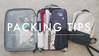 Travel Packing Tips  How to Pack a CarryOn  Packing Checklist Download [upl. by Blynn]