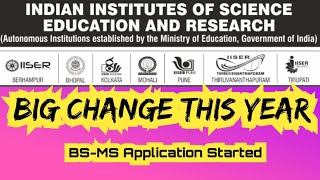 IISc interview Started IISER admission DBT admit card2024 [upl. by Aisek]