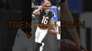 BREAKING Bengals Waive WR Trenton Irwin Sign LB Shaka Heyward To Active Roster From Practice Squad [upl. by Mapes]