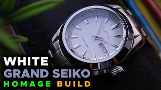 White GRAND SEIKO Homage Build Namoki Collaboration [upl. by Elma]