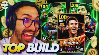 eFootball2025  LE MIGLIORI BUILD PER LA MSN [upl. by Tsnre]