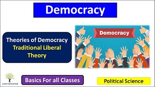 Theories of Democracy  Traditional Liberal Theory  Political Science  Part 4 [upl. by Adamson]