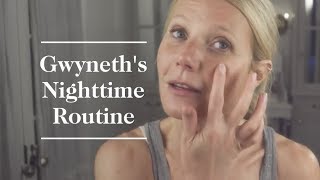 Gwyneth Paltrows Nighttime Skincare Routine  goop [upl. by Lladnik]