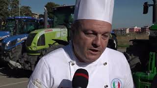 La protesta degli agricoltori intervista allo chef Nicola Vizzarri [upl. by Eimoan678]