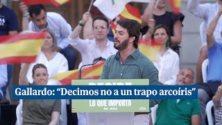 Juan GarcíaGallardo “Decimos no a un trapo arcoíris” [upl. by Aven808]