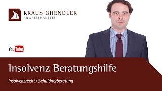 Beratungshilfe für die Regel und Privatinsolvenz║KRAUS Anwaltskanzlei [upl. by Toddie]