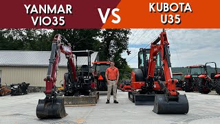 Yanmar VIO35 VS Kubota U35 [upl. by Aridni344]