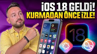 iOS 18 özellikleri  Kurmadan önce izle [upl. by Ahsienauq210]