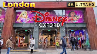 Oxford Street London Walking Tour 4K60 [upl. by Nosna]