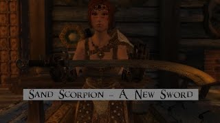 Skyrim mod Sand Scorpion  A New Sword [upl. by Serafine]