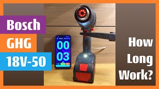 How Long Work Bosch GHG 18V50 Flexible Cordless Heat Gun boschtools bosch [upl. by Odracir]