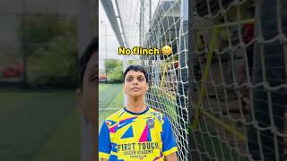 No flinch challenge 😂⚽️ ftsnew footballplayer soccer football funny [upl. by Omoj]