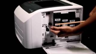 How to Clean the Raster Optical Scanner ROS DocuPrint CP225 w  Làm sạch máy in [upl. by Mindi]