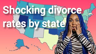 Shocking Divorce Rates by State Where Does Your State Stand [upl. by Nnasor]