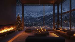 Cozy Christmas Fireplace Sounds  Relaxing Crackling Fire for a Warm and Peaceful Holiday Night [upl. by Annert311]