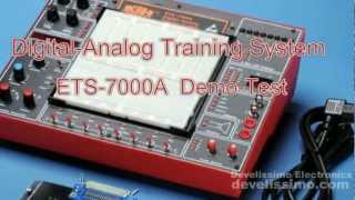 Demo on the ETS7000A digitalanalog training system [upl. by Marte227]